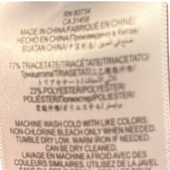 BCBG Max Azria Black Long Sleeve Blouse with Asymmetric Front Hem - Picture 13 of 13